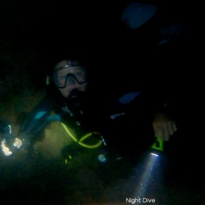 night diving in san cristobal